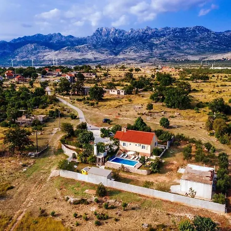 Vila Charming With Private Pool In Dalmatia Zaton Obrovacki